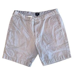 J.Crew Men’s Gramercy Gray Preppy Chino Shorts Sz 34W